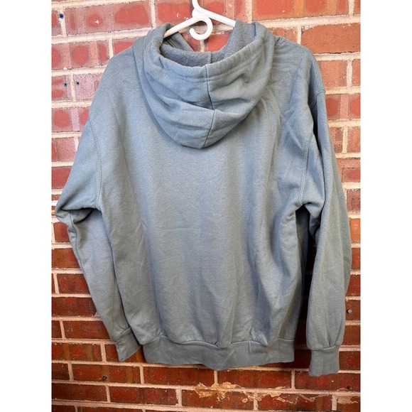 Men's VINTAGE FLEECE Hoodie Sweatshirt BRECK BreckenridgeSuper Soft BLUE sz MED - Picture 4 of 6